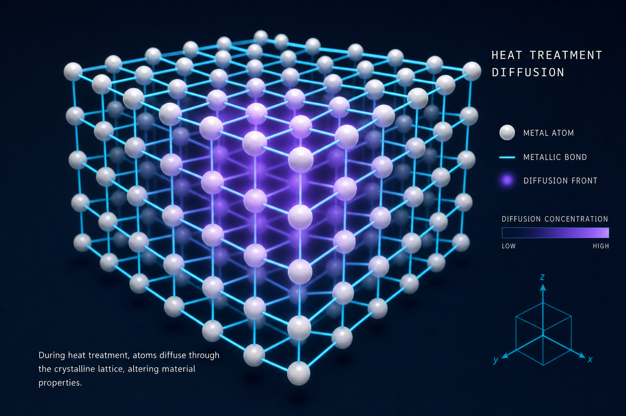 Metal lattice structure